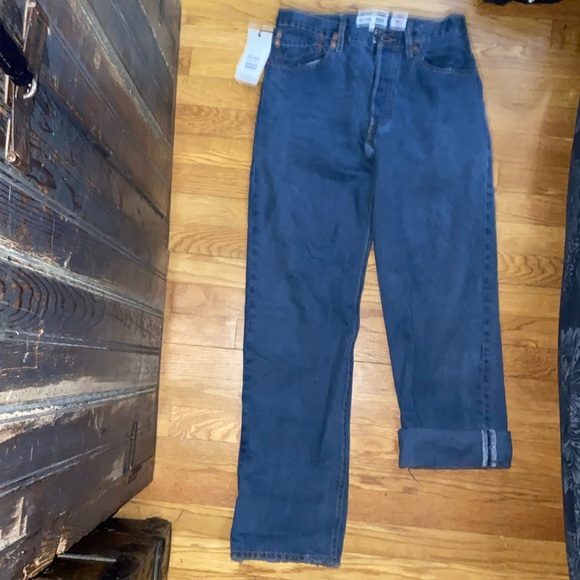 NWT RE/DONE Levi’s Button Fly Tinted Blue Steel 90s Jean - Picture 2 of 14